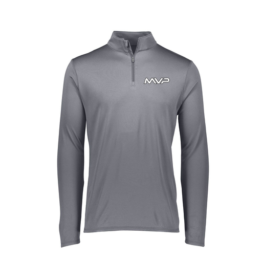 [FTLQFLGY-FAXS-LOGO3] Decker Women's Flex-Lite 1/4 Zip Shirt (Female Adult XS, Gray, Logo 3)