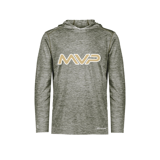 [FOLHCGGY-AS-LOGO1] Decker Men's Charge Hoodie (Adult S, Gray, Logo 1)