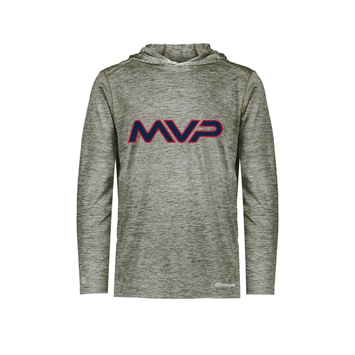 [FOLHCGGY-AS-LOGO2] Decker Men's Charge Hoodie (Adult S, Gray, Logo 2)