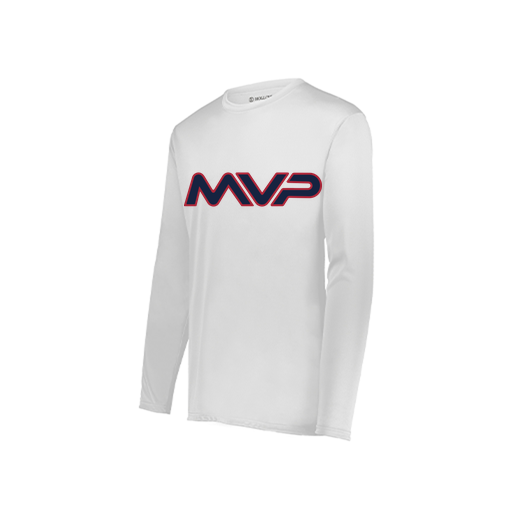 [222822.005.XS-LOGO2] Men's LS Smooth Sport Shirt (Adult XS, White, Logo 2)