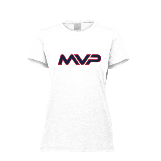 [FTSCUBWH-FAXS-LOGO2] Decker Women's Tri-Blend T-Shirt - Short Sleeve (Female Adult XS, White, Logo 2)