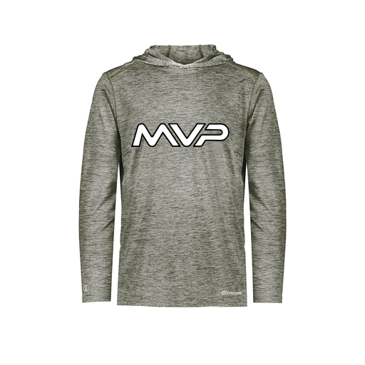 [FOLHCGGY-AS-LOGO3] Decker Men's Charge Hoodie (Adult S, Gray, Logo 3)