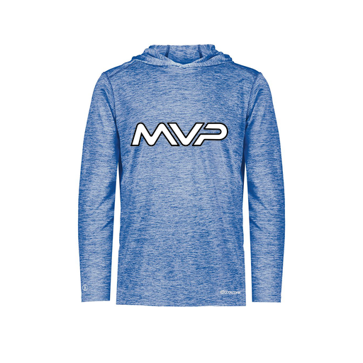 [FOLHCGRY-YS-LOGO3] Decker Youth Charge Hoodie (Youth S, Royal, Logo 3)