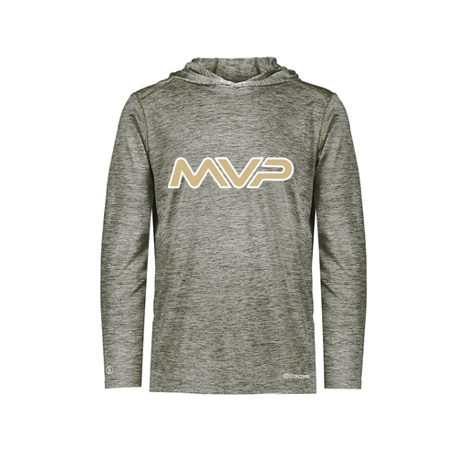 [FOLHCGGY-YS-LOGO1] Decker Youth Charge Hoodie (Youth S, Gray, Logo 1)